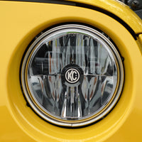 KC HiLiTES 07-18 ג'יפ JK (לא עבור רוביקון/סהרה) 7 אינץ'. Gravity LED DOT פנס (מערכת חבילה זוגית)