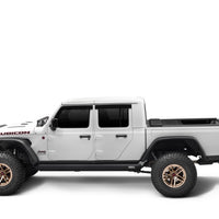 Rugged Ridge 20-22 Jeep Gladiator ללא Trail Rail Sys Armis Tonneau Cover with Max Track - Tex. Blk