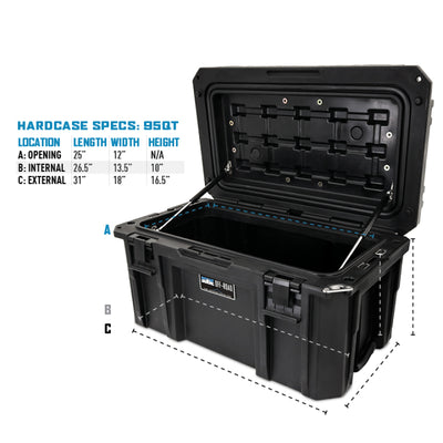 Borne Off-Road Hard Case 95QT אפור בהיר