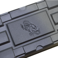 Fishbone Offroad 2019+ Dodge Ram 1500 Quad Cab מדרגות צד סגלגלות - מרקם שחור