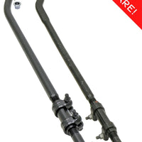 RockJock JK Currectlync Steering Sys. עם קישור גרירה הפוך בקוטר 1.65 אינץ'. מוט קשר בקוטר 1.3 אינץ'. עם חומרה