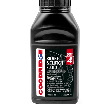 Goodridge 250ML Performance Dot 4 נוזל בלמים - יחיד