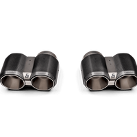 Akrapovic 2021+ BMW G87 M2, G80 M3 & G82 M4 מתומן פחמן עיצוב סט צינור זנב