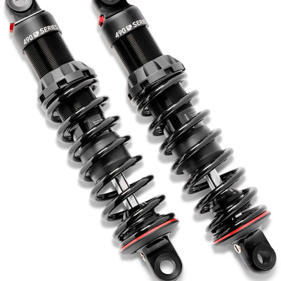 Progressive Harley 490 Series Shocks 14.0in Bearing - שחור