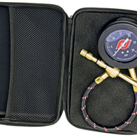 RockJock Elite Analog Tire Deflator 3in נירוסטה במילוי נוזלי מד חרוז ידידותי