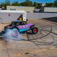 תעשיות קשיחות x SHREDDY 360-Series 6in Lights with/Wt Bcklght (2) + 6 Covers (2 ורוד/2 Teal/2 Blk)