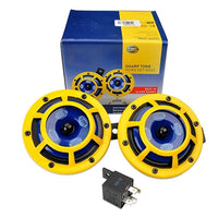 Hella Sharptone Horn Kit 12V 415/350Hz צהוב (3BB922000731 = H31000001) (כמות מינימלית 360)