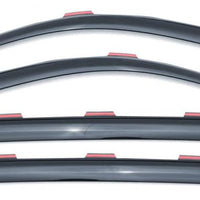 Lund 07-17 Jeep Wrangler Unlimited Ventvisor Elite Deflectors Window - Smoke (4 Pc.)