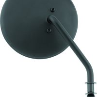 Bikers Choice שחור 4 אינץ' מראה עגולה קצר ימין אוניברסלי