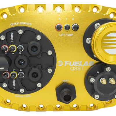 Fuelab טנק נחשול מהיר ללא משאבת הרמה וללא משאבת נחשול - זהב