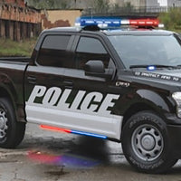 Putco 15-23 Ford F-150 Blade Rocker Kits צדדיות - אדום ולבן עם ביטול לבן