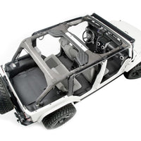 מיטה שטיח 07-10 Jeep JK Unlimited 4Dr אחורי 5 יחידות BedTred ערכת מטען (כולל דלת תא המטען ותוחם אמבטיה)