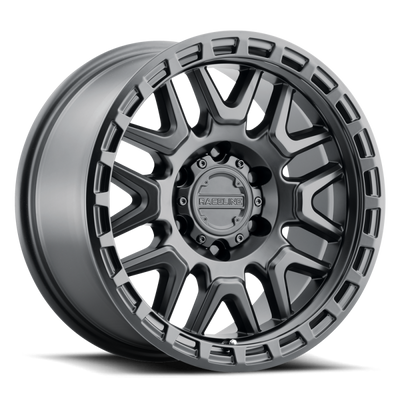 Raceline 953B Krank 17x8.5in / 6x139.7 BP / 0mm Offset / 106.1mm Bore - גלגל סאטן שחור
