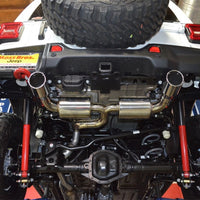 Injen 18-20 Jeep Wrangler JL L4-2.0L Turbo / V6-3.6L SS אגזוז סרן אחורי - מלוטש