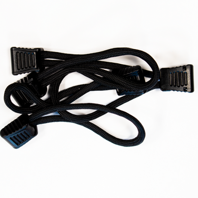 Fishbone Offroad Paracord Pulls רוכסן 5 יחידות - שחור