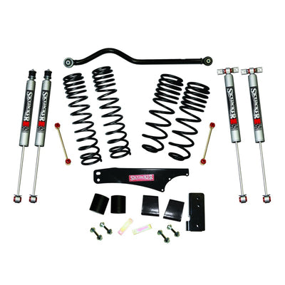 Skyjacker 2007-2018 ג'יפ רנגלר JK 4 דלתות 4WD Long Travel 3.5in-4in Lift Kit w/M95 Monotube Shocks