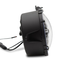 Raxiom 18-22 ג'יפ רנגלר JL/JT 9 אינץ' פנסי LED עם DRL ודיור הילה שחור (עדשה שקופה)