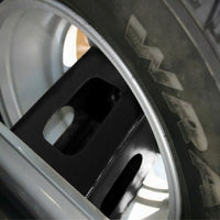 השתוללות 1987-1995 ג'יפ רנגלר(YJ) מאריך צמיגים לדלת תא המטען האחורי - שחור