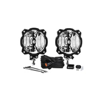 KC HiLiTES 6 אינץ'. Pro6 Gravity LED Light 20W יחידה עם קרן רחבה-40 (מערכת חבילה זוגית)