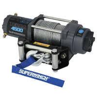 Superwinch 4500 LBS 12V DC 15/64in x 50ft חבל פלדה Terra 4500 Winch - קמט אפור