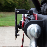 Fishbone Offroad 2018+ Jeep Wrangler JL - Black Aluminum Hawse Fairlead לוחית רישוי