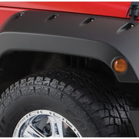 Bushwacker 07-18 Jeep Wrangler Pocket Style Flares 2pc - שחור
