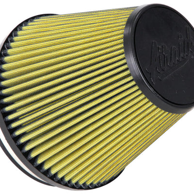 מסנן אוויר אוניברסלי של Airaid - קונוס 6 אינץ' אוגן x 7-1/2 אינץ' בסיס x 3-7/8 אינץ' עליון x 6 אינץ' גובה