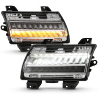 ANZO 18-19 ג'יפ רנגלר JL Halogen Chrome Clear עם אות רציף