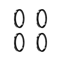 KC HiLiTES FLEX ERA LED Light Bar Bezel Kit עבור 10 אינץ'. פלחים - שחור מבריק