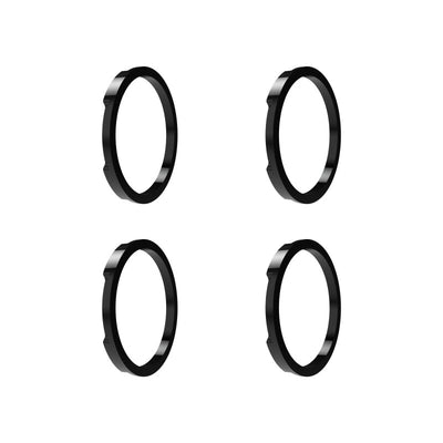 KC HiLiTES FLEX ERA LED Light Bar Bezel Kit עבור 10 אינץ'. פלחים - שחור מבריק