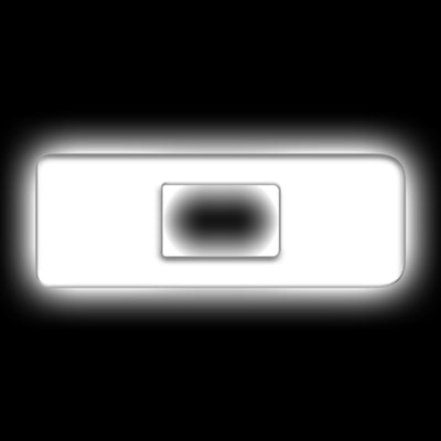 ORACLE Lighting תגי אותיות לד אוניברסלי מואר - מט גימור משטח - D ראה אחריות