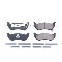 Power Stop 03-07 ג'יפ ליברטי אחורי Z17 Evolution רפידות בלמים קרמיות עם חומרה