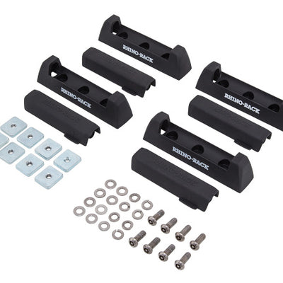 Rhino-Rack בסיס רגל וכיסוי מהיר להרכבה עם חומרה - 4 יחידות