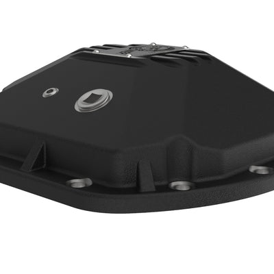 aFe Street Series Dana 30 כיסוי דיפרנציאל קדמי שחור עם סנפירים מעובדים 97-18 ג'יפ רנגלר