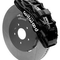 ערכת בלמים קדמית של Wilwood SX6R 15 אינץ' שחור מחורצים עם קווים 14+ Chevy Corvette C7