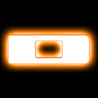 ORACLE Lighting תגי אותיות לד אוניברסלי מואר - מט גימור משטח - D ראה אחריות