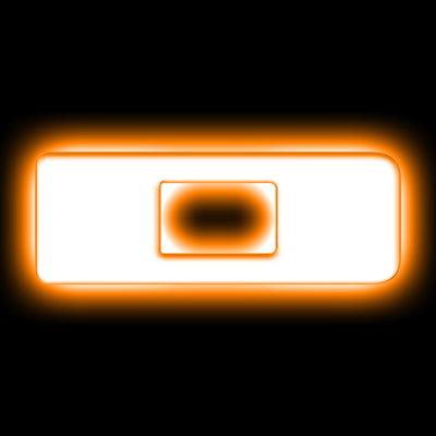 ORACLE Lighting תגי אותיות לד אוניברסלי מואר - מט גימור משטח - D ראה אחריות