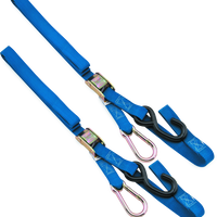 BikeMaster Tiedown Carabiner Softhook - כחול