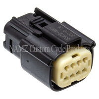 NAMZ 07-23 V-Twin VRSAW/CR/CX דגמי Molex MX-150 8-Position Female Connector - Blk (HD 72479-07BK)