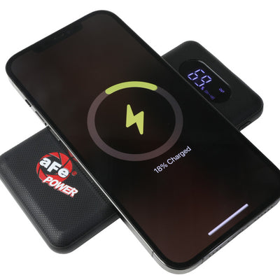 aFe Wireless 10,000 MAH Power Bank עם תצוגה דיגיטלית