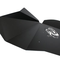 Fishbone Offroad 07-18 Jeep Wrangler JK לוגו אלומיניום פגושים פנימיים - מעיל אבקה שחור