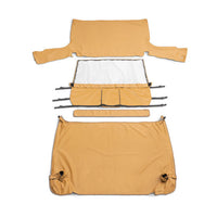 השתוללות 1997-2002 Jeep Wrangler(TJ) Cab Soft Top And Tonneau Cover - Spice Denim