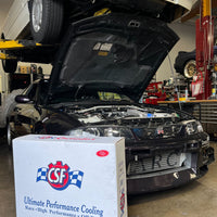 CSF Nissan R33 Skyline GT-R/GTS Full Billet אלומיניום רדיאטור בעל ביצועים גבוהים - שחור