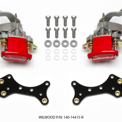 ערכת Retrofit של Wilwood P/S עם MC4 P-Brake Forged Dynalite Pro Street 12.19 אינץ' ערכות אחוריות