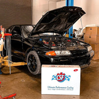 CSF R32 Nissan Skyline GT-R / GT-S Full Billet אלומיניום רדיאטור בעל ביצועים גבוהים - גימור גולמי