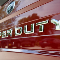 ערכת כיתוב דלת תא המטען מפלדת אל חלד Putco 20-23 Ford SuperDuty