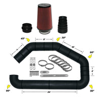 Airaid U-Build-It - אוניברסלי 4 אינץ' מאסטר Kit I עם מסנן 700-470 (9 אינץ')