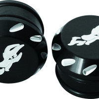 DragonFire Racing Billet Tube Endcap 1.5 אינץ' - אנודייז שחור