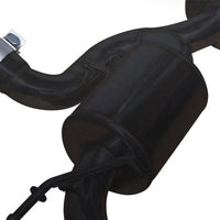 Injen 07-17 Jeep Wrangler JK 3.6L/3.8L 63mm Stealth Black Axle Back with 4in Black Tips