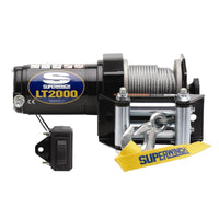 Superwinch 2000 LBS 12V DC 5/32in x 49ft חבל פלדה LT2000 כננת
